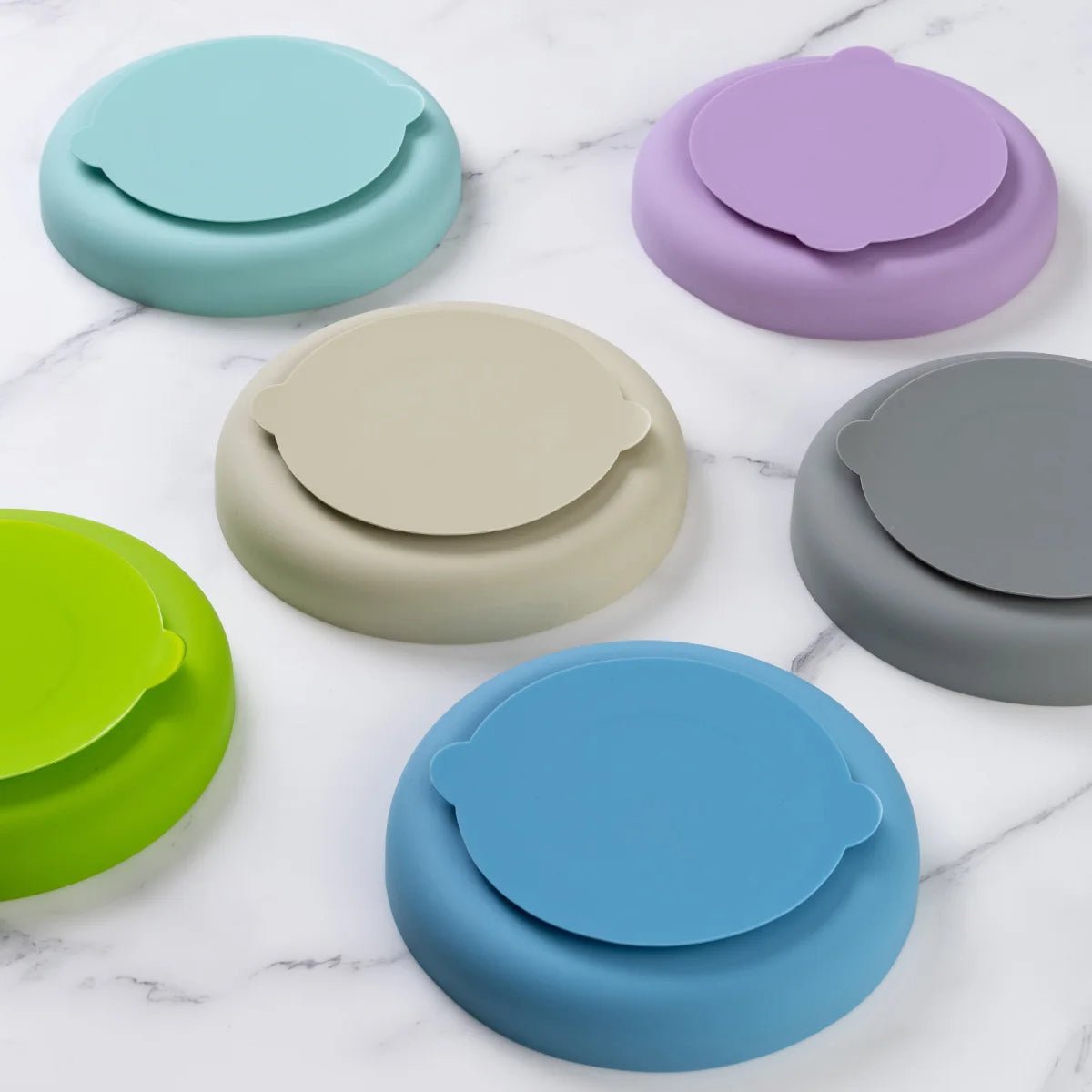 Siliconen Lick Mat voor Honden en Katten - Antislip Voederbak, 25 cm, Groen, BPA - vrij - Hebbr