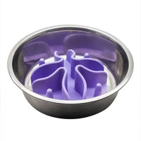 Siliconen Spiralen Voerbak Inzetstuk met Sterke Zuignap voor Kleine, Middelgrote en Grote Honden - Hebbr