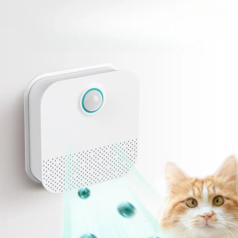 Slimme luchtzuiveraar voor kattenbak, geurverwijderaar voor huisdieren met effectieve luchtfiltering - Hebbr
