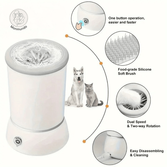 Slimme Pootreiniger voor Honden – Automatisch, Comfortabel & USB - Oplaadbaar - Hebbr