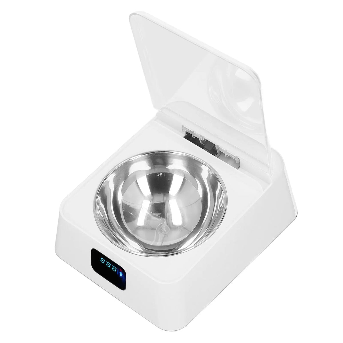 Slimme Voerautomaat voor Honden en Katten met Inductiedeksel - Oplaadbare 350ml Bak - Hebbr