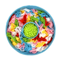 Snuffelmat Hond - Wasbare Geurtraining Speelmat voor Langzame Voeding, 60x40 cm - Hebbr