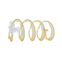 Spiraalvormig Kat Speeltje met Hangende Speeltjes – Speelgoed voor Katten - Hebbr