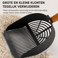 Stalen Kattenbakschep - Hebbr