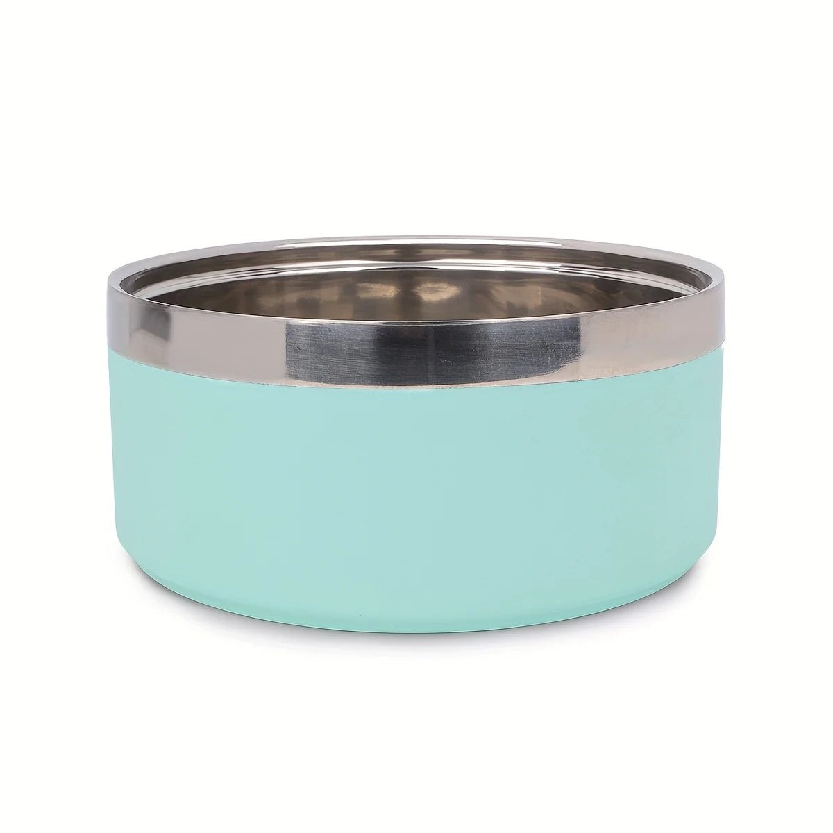 Stijlvolle Hondenkom Van Roestvrij Staal Met Antislipmat - Grote Capaciteit Voor Katten En Honden - Hebbr