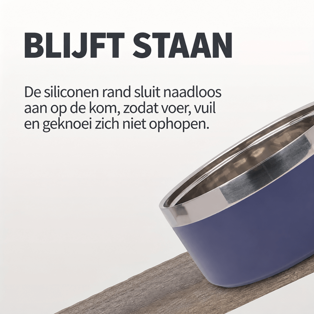 Stijlvolle RVS Kom - Hebbr