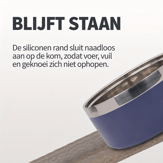 Stijlvolle RVS Kom - Hebbr