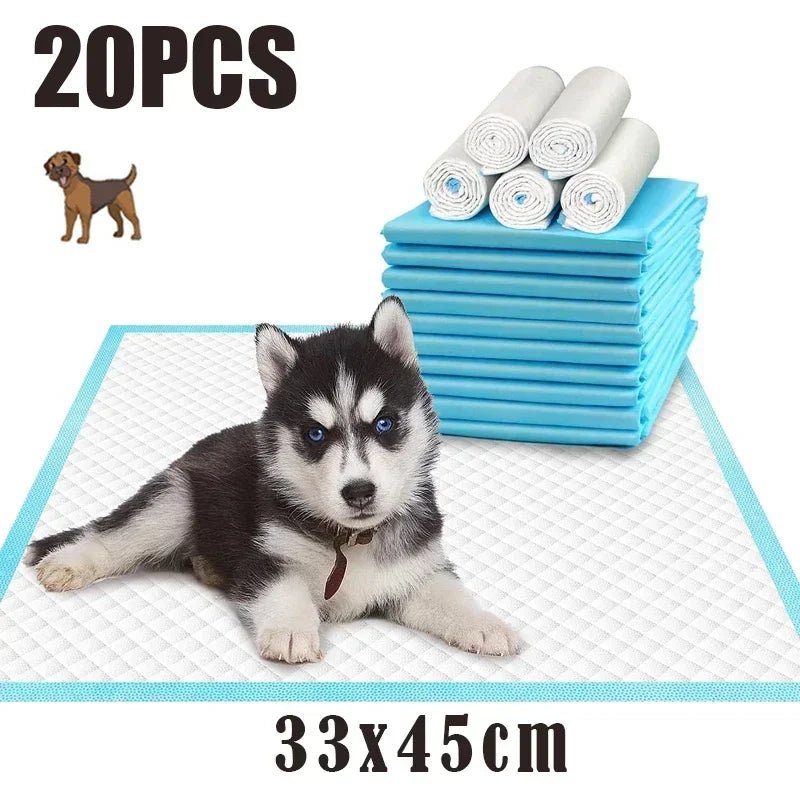 Super Absorberende Hondenluiers - 6 - Laags Wegwerp Puppy Training Pads, XXXL Formaat voor Grote en Kleine Honden - Hebbr