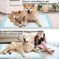 Super Absorberende Hondenluiers - 6 - Laags Wegwerp Puppy Training Pads, XXXL Formaat voor Grote en Kleine Honden - Hebbr
