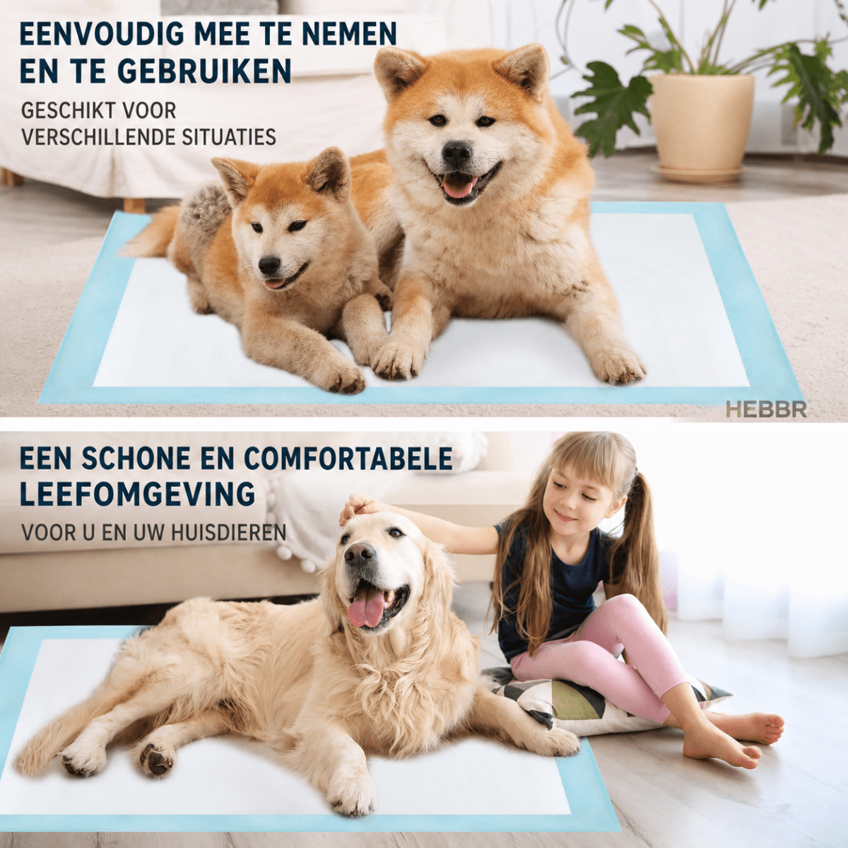 Super Absorberende Trainingspad - Hebbr