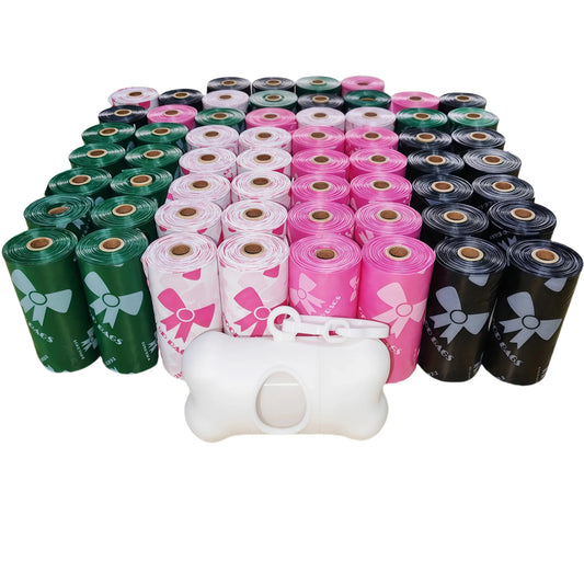 Super Dikke Hondenpoepzakken 900 Stuks - Lekvrij, Inclusief Dispenser, Geschikt voor Alle Hondenrassen - Hebbr