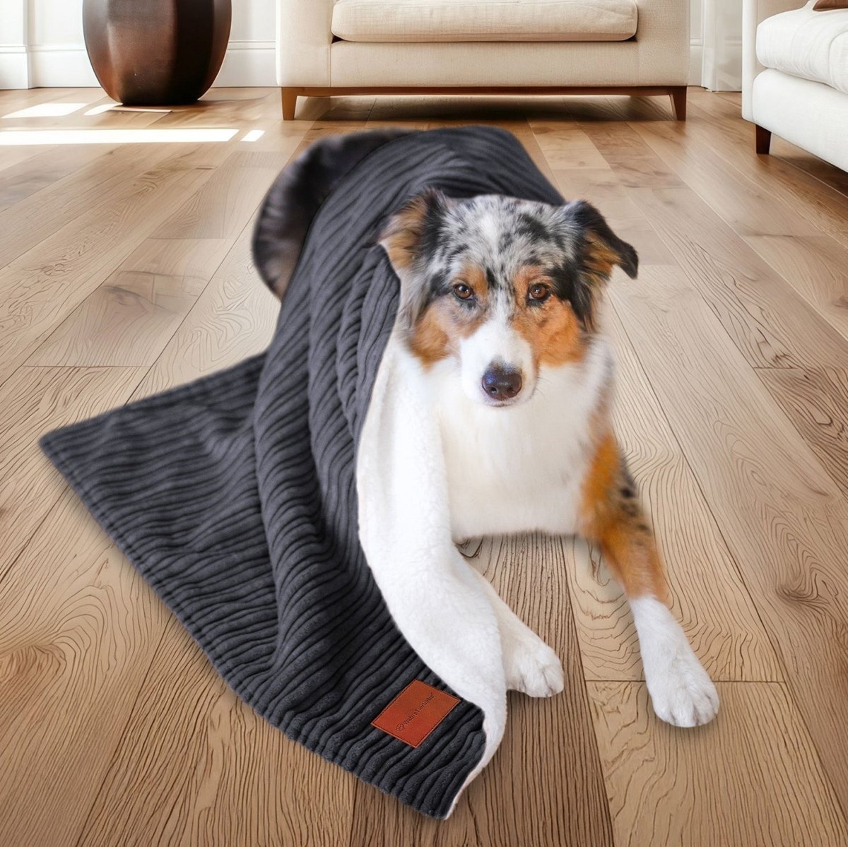 Superzachte Hondendeken voor Auto en Bank - Wasbaar, Stressverlagend Deken - Hebbr