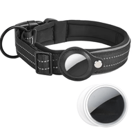Tracker voor Hond met Reflecterende Halsband 30×30×9 mm – Bluetooth GPS Verbinding - Hebbr