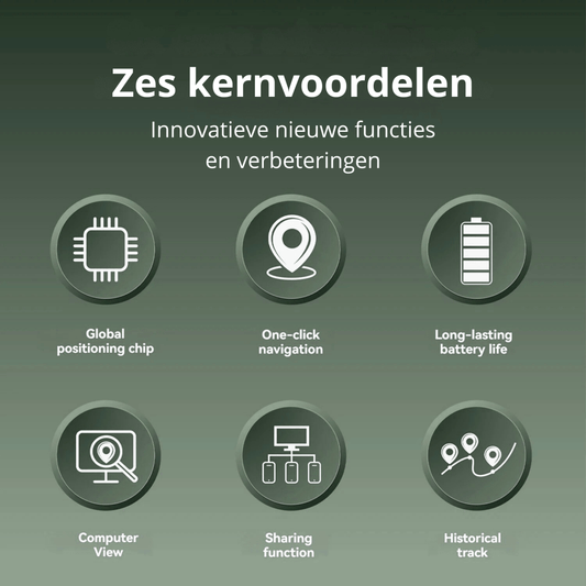 Tracker voor Hond Mini 2,7 g Bluetooth – Vindbaar met FindTag App - Hebbr