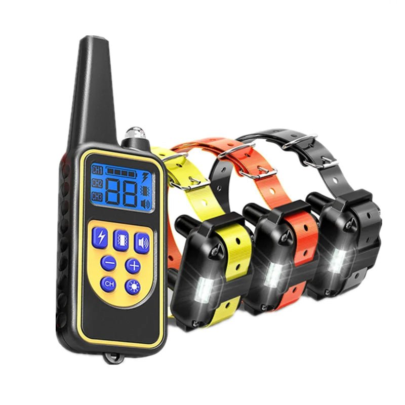 Trainingshalsband | Afstandsbediening, Waterdicht, Instelbare Stimulatie - Hebbr