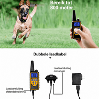 Trainingshalsband | Afstandsbediening, Waterdicht, Instelbare Stimulatie - Hebbr