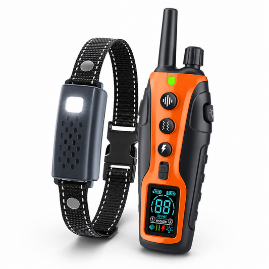 Trainingshalsband | Trilgeluid, LED Licht, USB Oplaadbaar - Hebbr