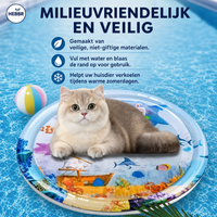 Nederlandse productuitleg van de opblaasbare watermat - Hebbr