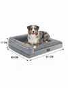 Orthopedisch Hondenbed voor Grote Honden - Waterdicht, Afneembare Hoes en Antislipbasis