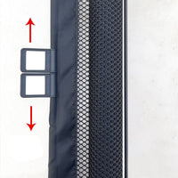 Veiligheidsnet voor Huisdieren - Flexibel Zwart Polyester Mesh - Eenvoudig te Installeren en Ruimtebesparend - Hebbr