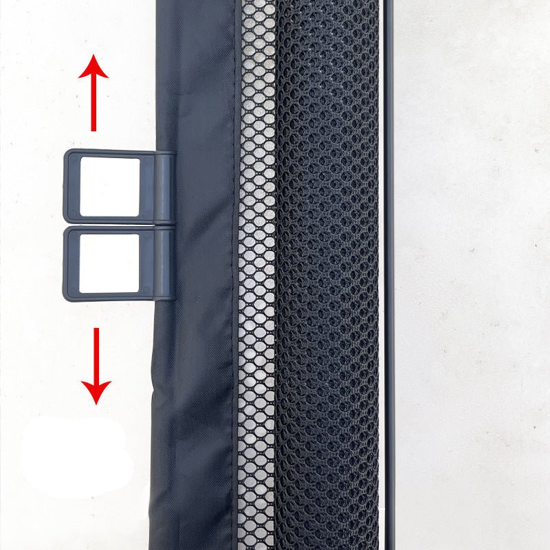 Veiligheidsnet voor Huisdieren - Flexibel Zwart Polyester Mesh - Eenvoudig te Installeren en Ruimtebesparend - Hebbr