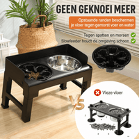 Verstelbare Hondenvoerbak - Hebbr