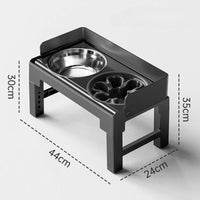 Verstelbare Hondenvoerbak met Standaard en Anti - Slip Ontwerp - Ideaal voor Middelgrote en Grote Honden - Hebbr