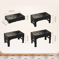 Verstelbare Voerbak voor Honden met orthopedische klachten – Hoogte 9 - 29cm, Anti - Tip Ontwerp - Hebbr