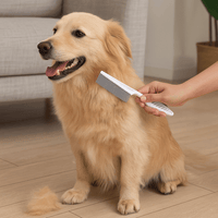 Verzorgingsborstel voor Honden en Katten - Lichtgewicht, Afgeronde Pennen voor Klitten en Vuil - Hebbr