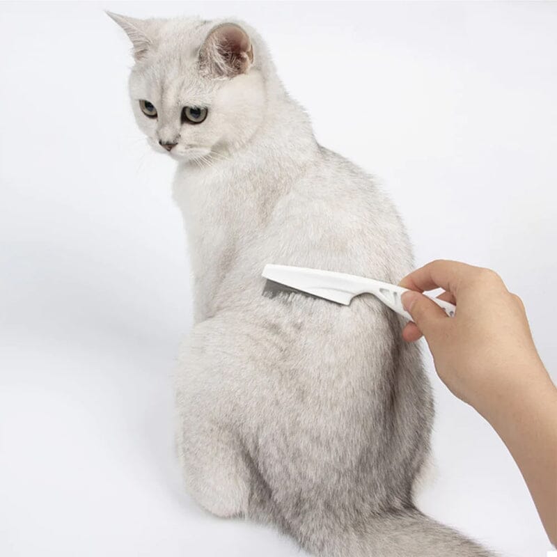 Verzorgingsborstel voor Honden en Katten - Lichtgewicht, Afgeronde Pennen voor Klitten en Vuil - Hebbr