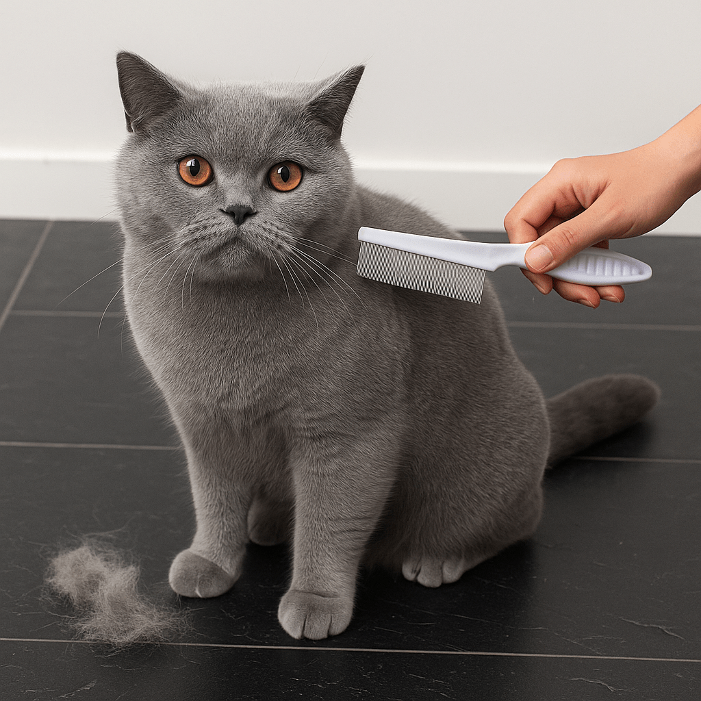 Verzorgingsborstel voor Honden en Katten - Lichtgewicht, Afgeronde Pennen voor Klitten en Vuil - Hebbr