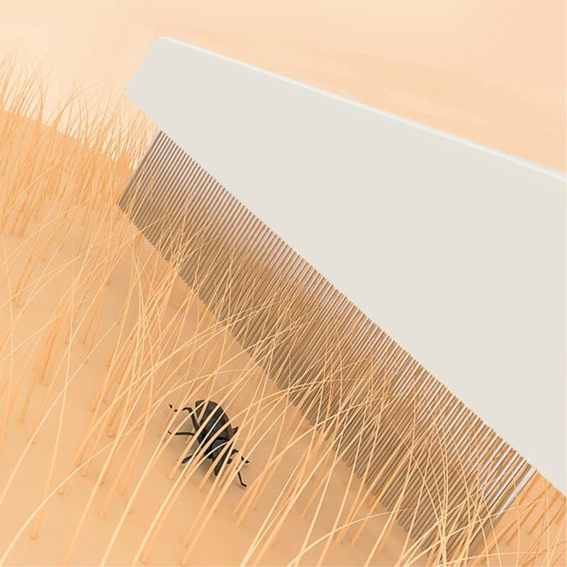 Verzorgingsborstel voor Honden en Katten - Lichtgewicht, Afgeronde Pennen voor Klitten en Vuil - Hebbr