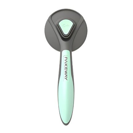 Verzorgingsborstel voor Katten en Honden - Zelfreinigend, Zachte Borstelwerking, Vermindert Losse Haren - Hebbr