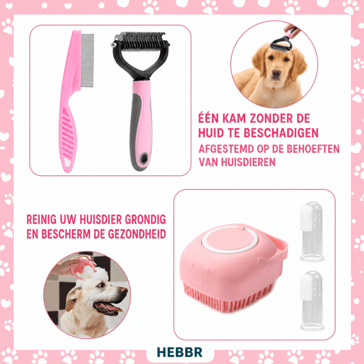 Verzorgingsset 8-delig - Hebbr