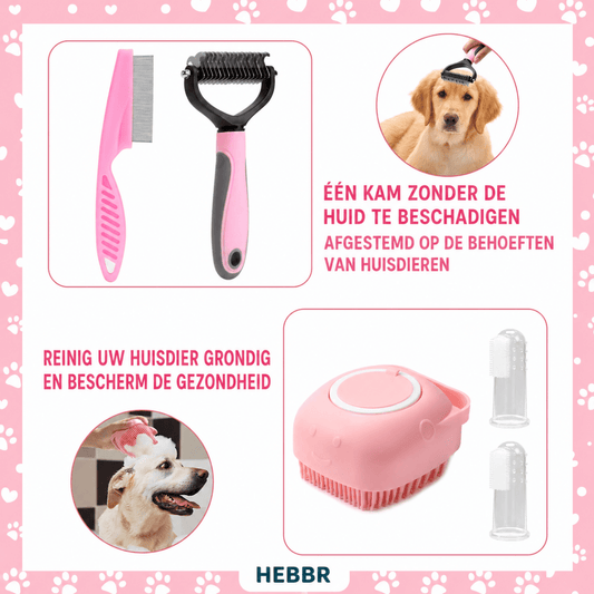 Verzorgingsset 8-delig - Hebbr