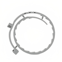 Vlooienhalsband voor Honden en Katten - Verstelbaar, Lichtgewicht en Comfortabel Neutraal Grijs - Hebbr