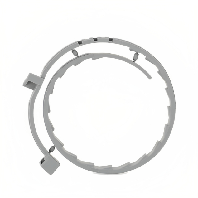 Vlooienhalsband voor Honden en Katten - Verstelbaar, Lichtgewicht en Comfortabel Neutraal Grijs - Hebbr