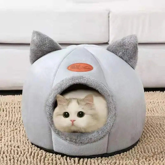 Warme, multifunctionele kattenbedden met afneembare kussen - Verkrijgbaar in verschillende maten - Hebbr