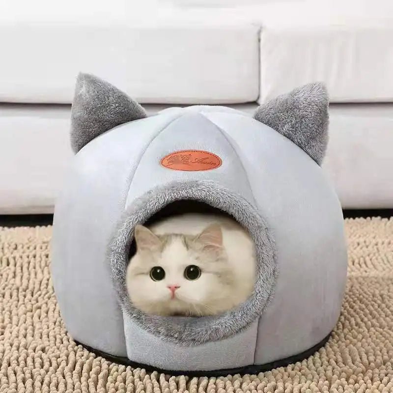 Warme, multifunctionele kattenbedden met afneembare kussen - Verkrijgbaar in verschillende maten - Hebbr