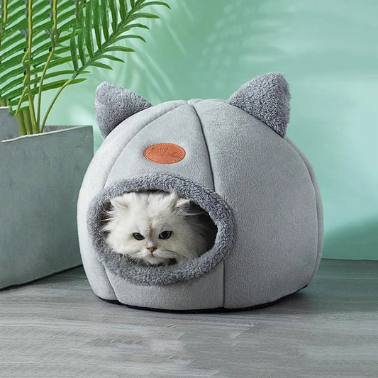 Warme, multifunctionele kattenbedden met afneembare kussen - Verkrijgbaar in verschillende maten - Hebbr