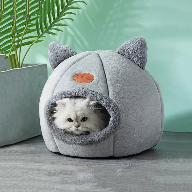 Warme, multifunctionele kattenbedden met afneembare kussen - Verkrijgbaar in verschillende maten - Hebbr