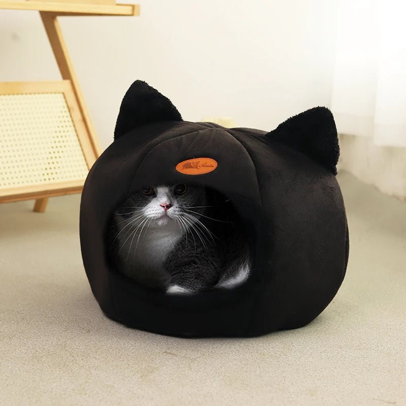 Warme, multifunctionele kattenbedden met afneembare kussen - Verkrijgbaar in verschillende maten - Hebbr