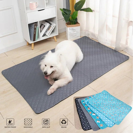 Wasbare Hondenurine Mat, Vierlaagse Waterdichte Training Pad met Anti - Slip Onderkant - Diverse Maten - Hebbr