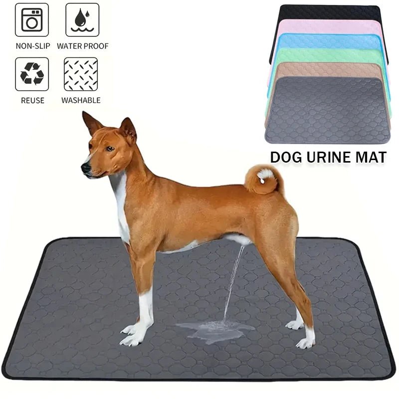 Wasbare Hondenurine Mat, Vierlaagse Waterdichte Training Pad met Anti - Slip Onderkant - Diverse Maten - Hebbr