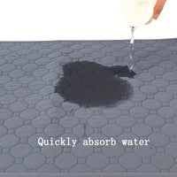 Wasbare Hondenurine Mat, Vierlaagse Waterdichte Training Pad met Anti - Slip Onderkant - Diverse Maten - Hebbr