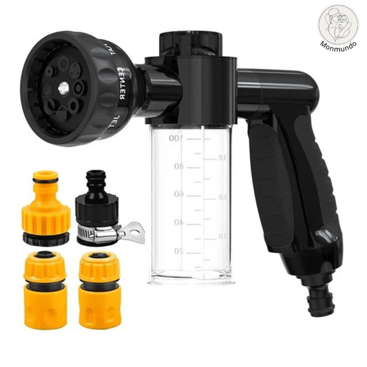 WashWoof Hondensproeikop – Ingebouwde Zeepdispenser, Ergonomisch & Duurzaam - Hebbr