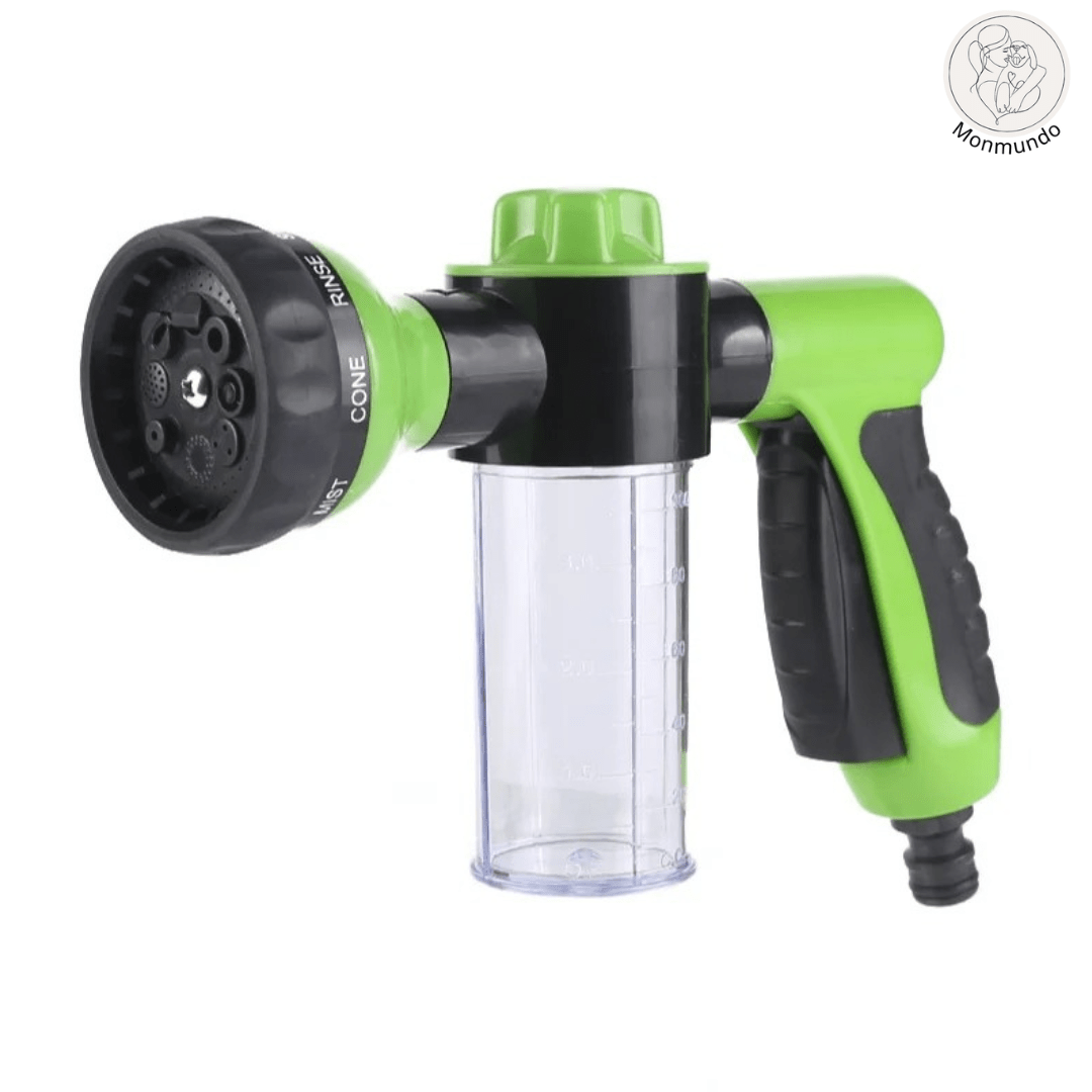 WashWoof Hondensproeikop – Ingebouwde Zeepdispenser, Ergonomisch & Duurzaam - Hebbr