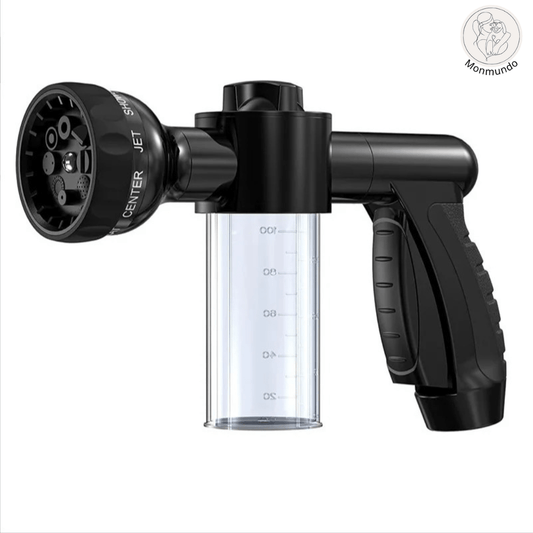 WashWoof Hondensproeikop – Ingebouwde Zeepdispenser, Ergonomisch & Duurzaam - Hebbr