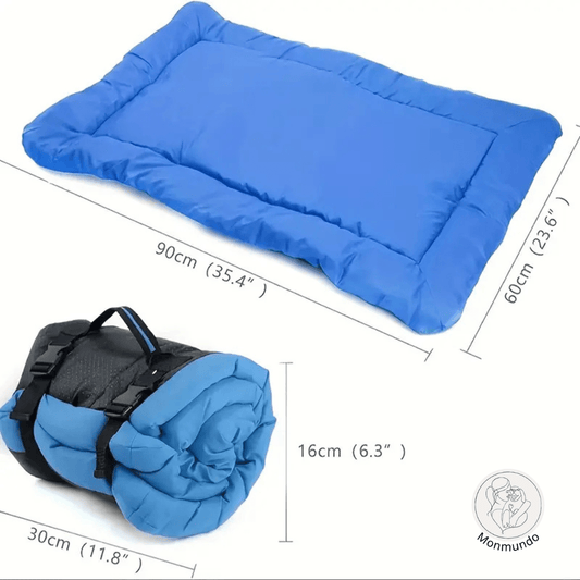 Waterbestendige Hondenmat – Opvouwbaar, Antislip & Comfortabel voor Avonturen - Hebbr