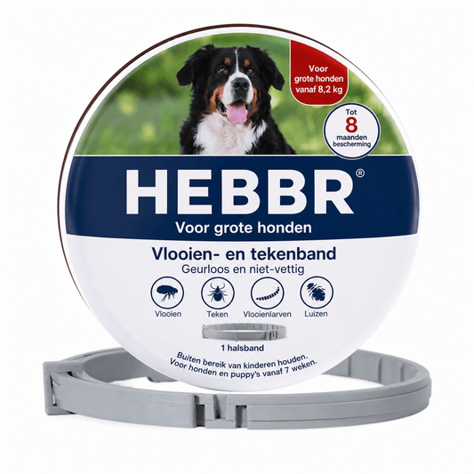 Waterbestendige Vlooienhalsband - Hebbr